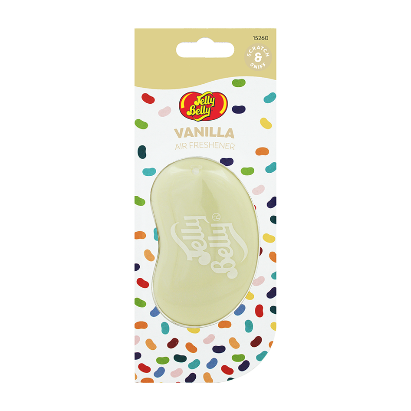 Vanilla Jelly Belly 3D Air freshener hanging