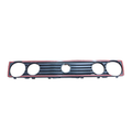 Front Grille Double Light Red Stripe Compatible with Golf 1