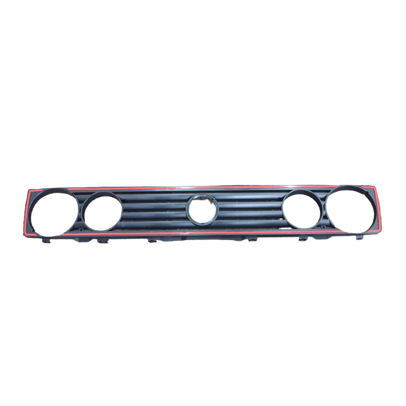 Front Grille Double Light Red Stripe Compatible with Golf 1