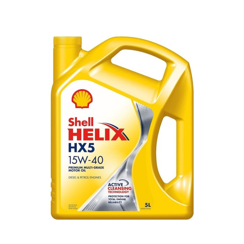 Shell Helix HX5 15W-40 Premium Multigrade Motor Engine Oil 5 LitreProvides reliable engine protection and performance for everyday driving. Helps keep the engine clean while reducing wear and deposits.