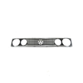 Grill Double Light with Chrome Beading Plus Badge for VW Citi Golf