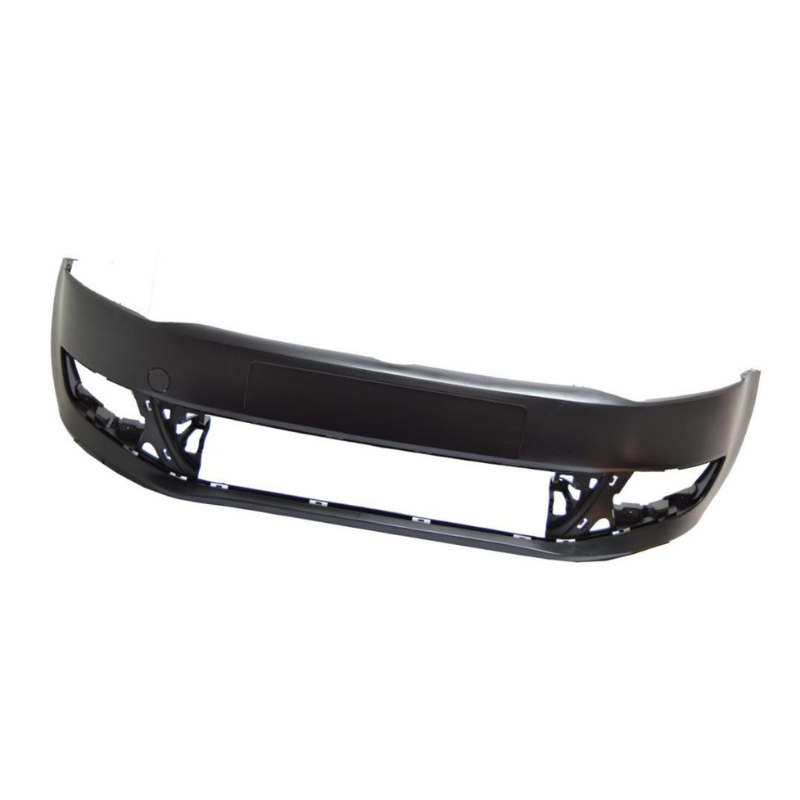 VW Polo 6 - Hatch Back Front Bumper Plain Black (2010-2014)